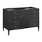 James Martin Vanities 48'' Vanity, Carbon Oak w/ 3 CM Charcoal Soapstone Quartz Top 485-V48-CBO-3CSP - alternate 4